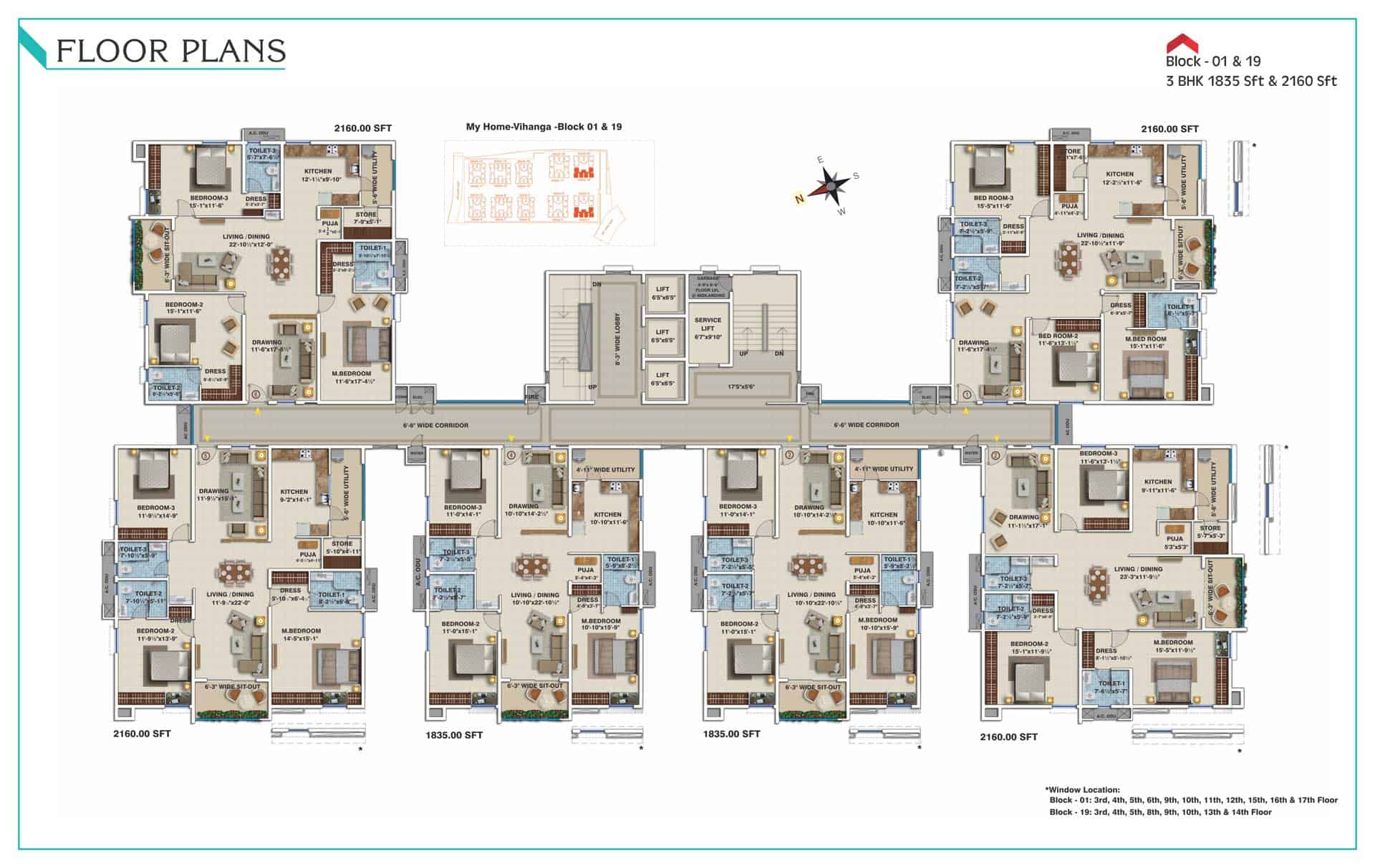 my home vihanga luxury 2bhk, 3bhk flats in hyderabad, gachibowli plan_01 my home vihanga luxury 2bhk, 3bhk flats in hyderabad, gachibowli,Floor Plans For My Home