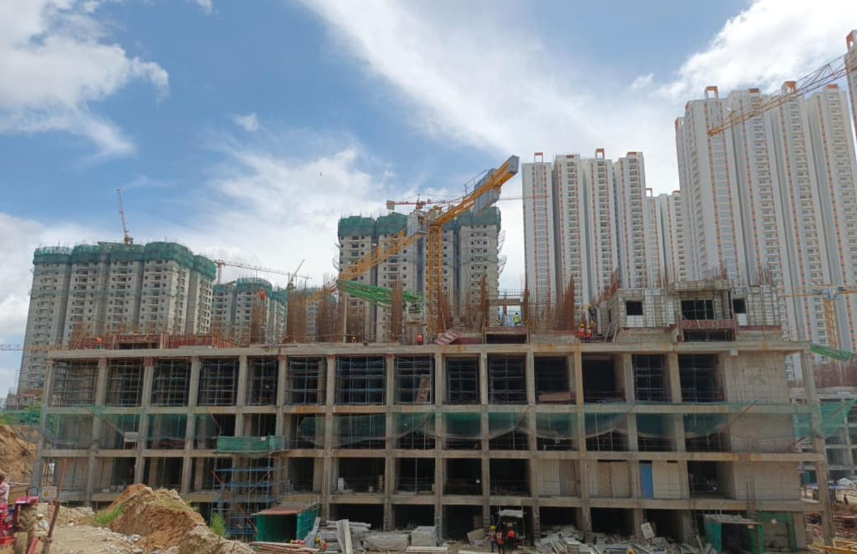  Tower-“03” - Ground Floor Roof Slab Work In Progress