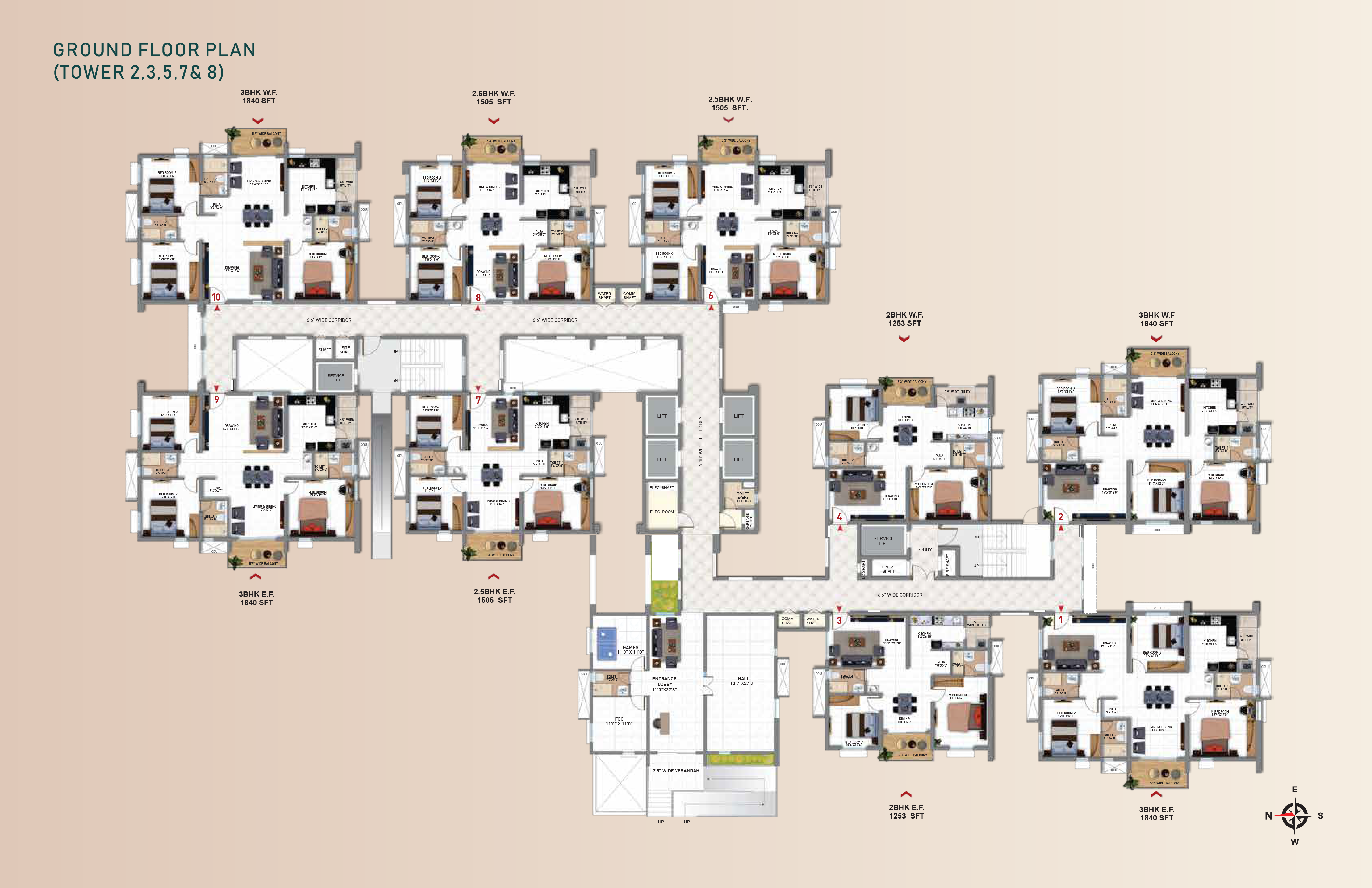 My Home Tridasa Floor Plan