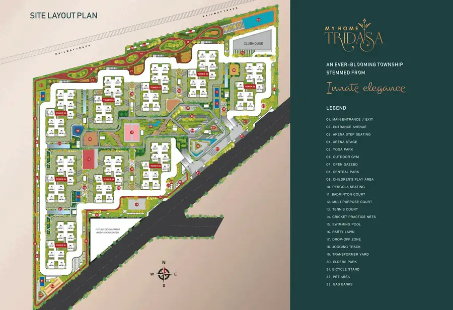 My Home Tridasa sitelayout