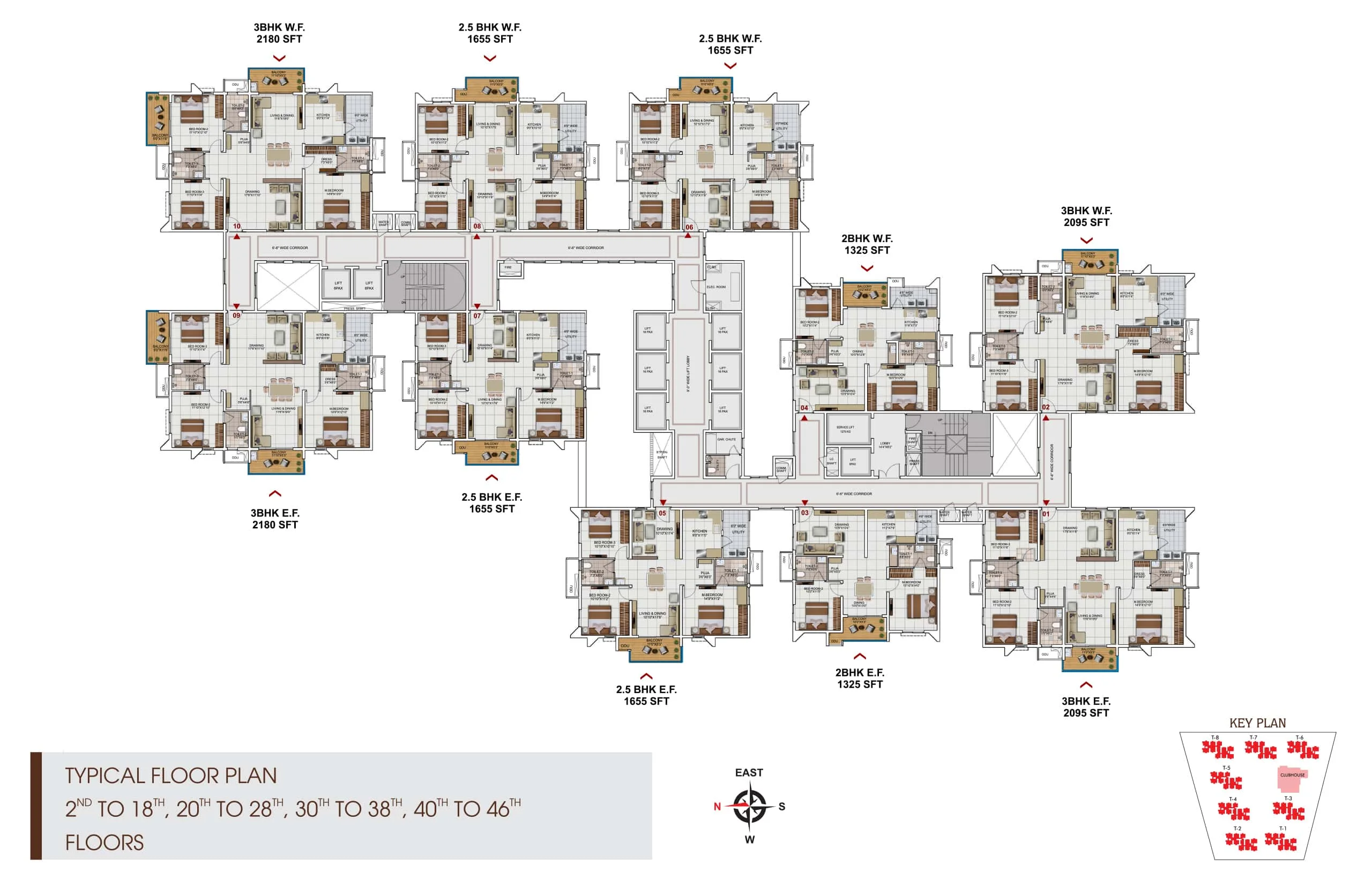 My Home vipina Typical Floor Plan