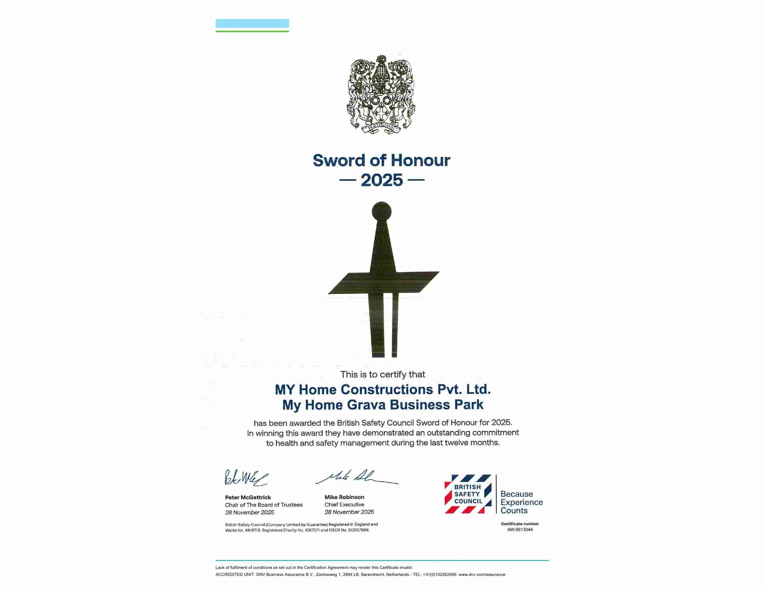 Sword of Honour – Grava Business Park